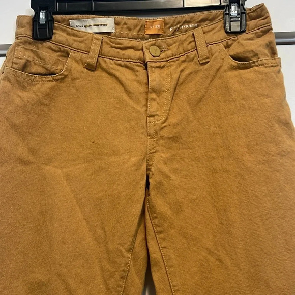 Pilcro and the Letterpress Tan Straight Leg Pants - Picture 2 of 8